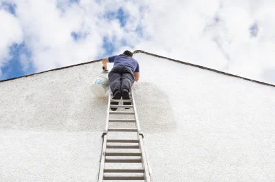 Peinture extérieure au Mémont — façades et ravalement